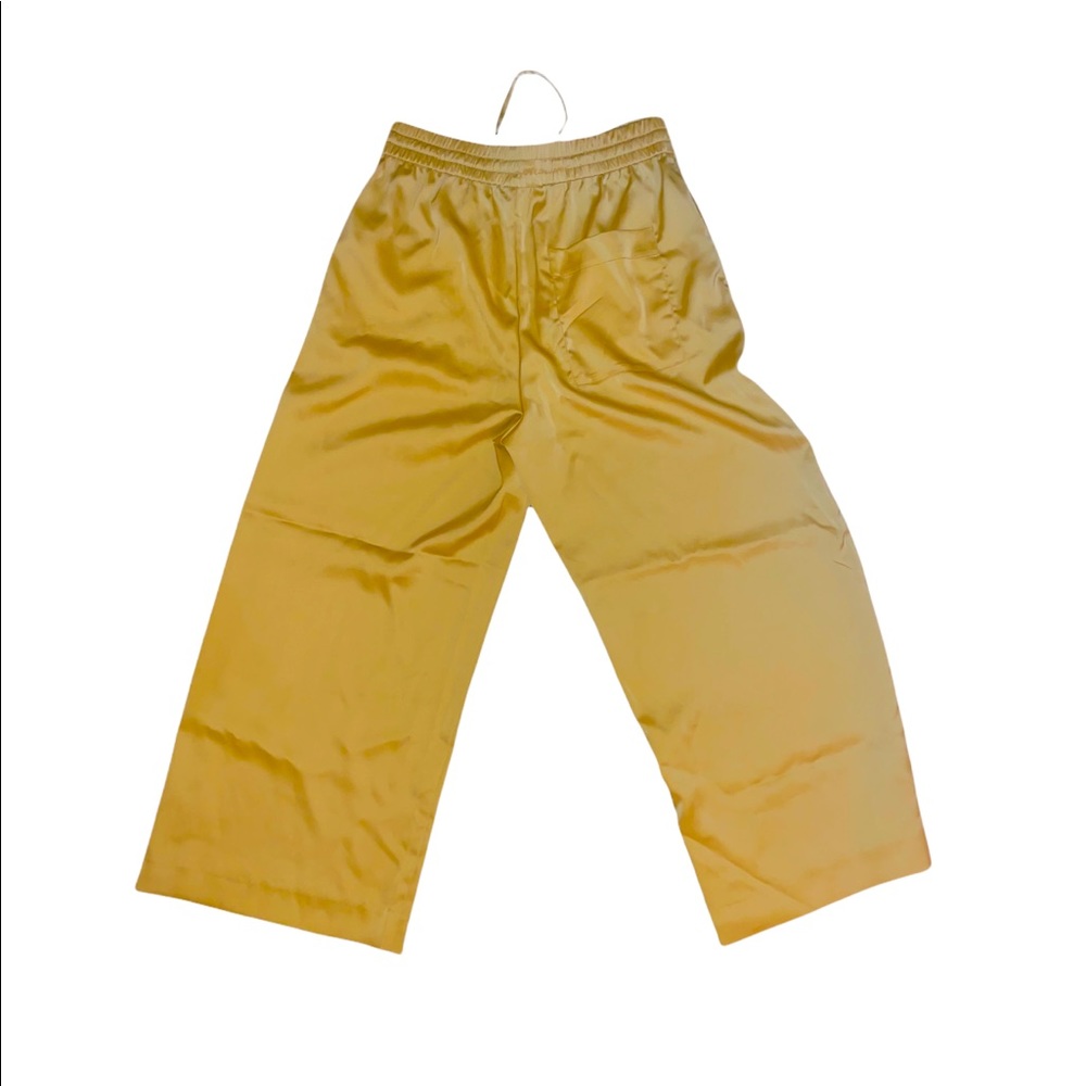 Zara wide leg cropped flowy pants